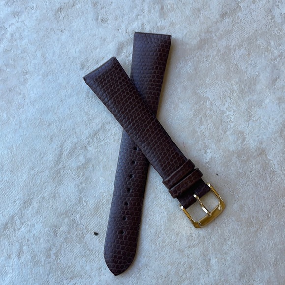 Watch Band Spidel 20mm brown leather band - Picture 1 of 4